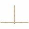 Ekena Millwork Eugene Rough Sawn Timber Gable Bracket, Douglas Fir, 108"W x 68"H x 4"D x 4"F, 15/12 Pitch GBW108X68X0404EUG00RDF - alternate 1